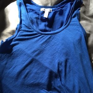 Blue tank